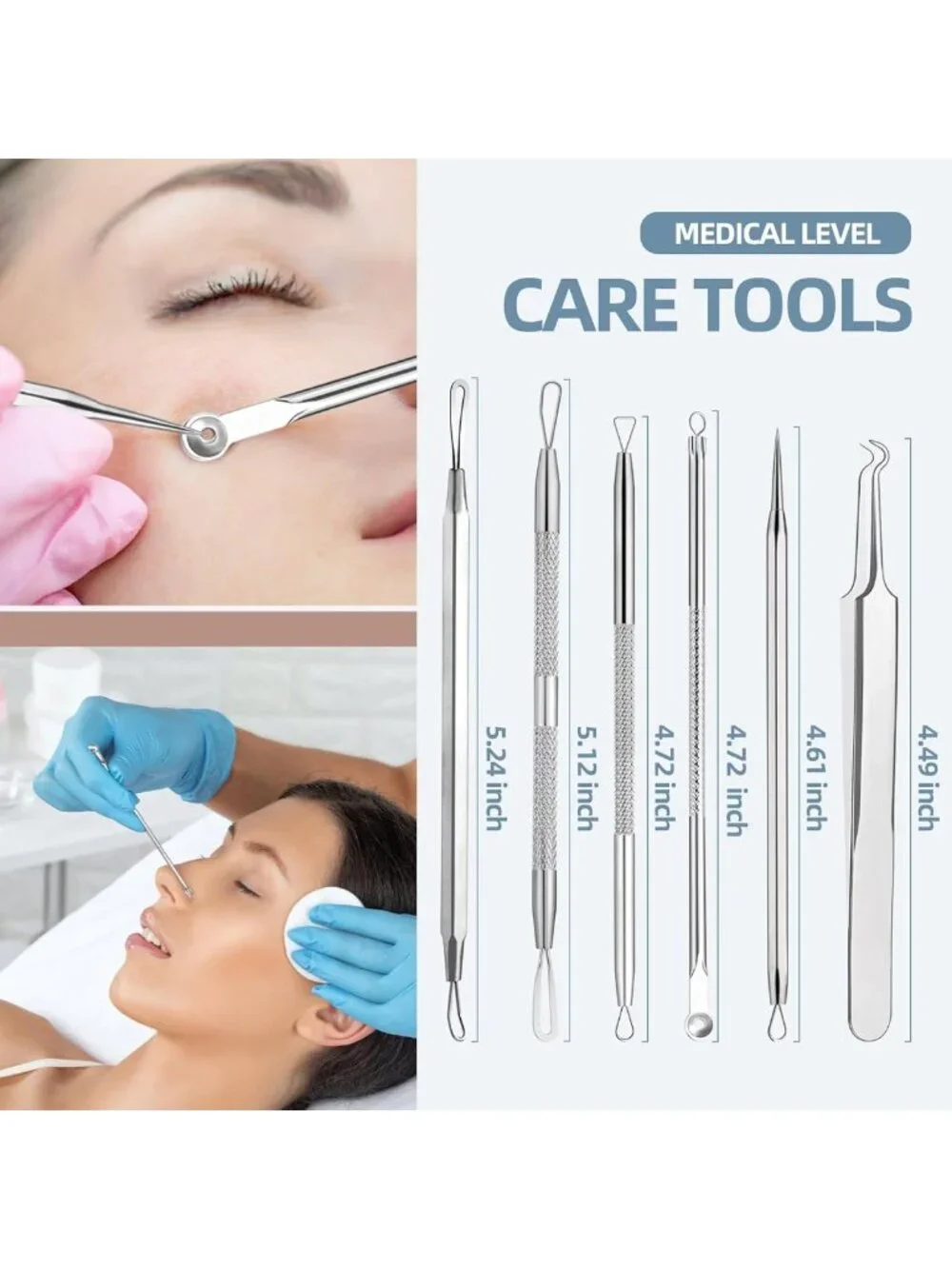 Effective Blackhead Remover Kit | Comedone Extractor for Acne Treatment & Clear